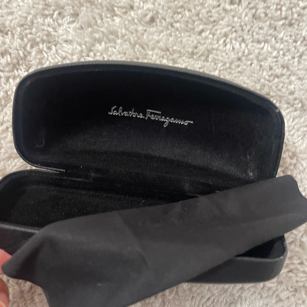 Salvatore Ferragamo Black Eyewear Case